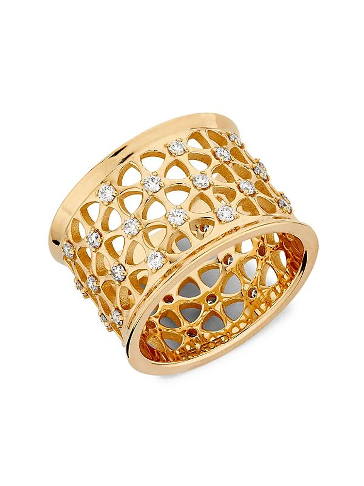 Palace Gate 14K Yellow Gold & 0.80 TCW Diamond Ring