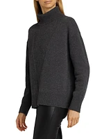 Ribbed Cashmere Turtleneck