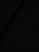 Ribbed Cashmere Pencil Skirt