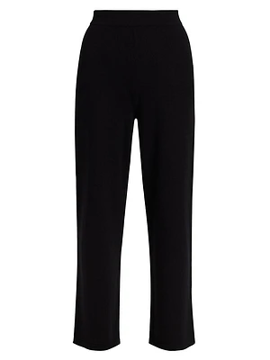Straight Lag Cashmere Tipped Pants