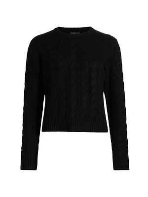Cable-Knit Cashmere Pullover