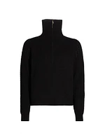 Quarter-Zip Cashmere Sweater