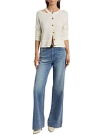Cut-Out Cashmere Cardigan
