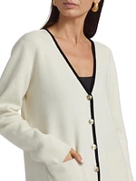 Contrast Cashmere Tipped Blazer