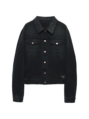 Denim Blouson Jacket