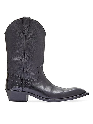 Leather Cowboy Boots