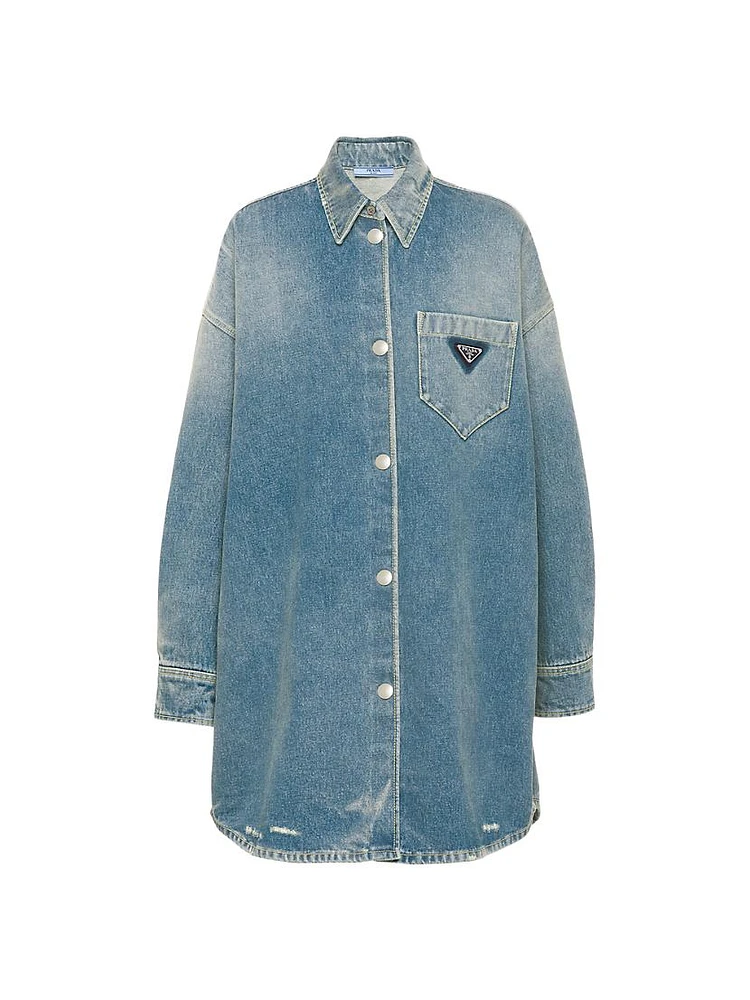 Oversized Denim Shirt