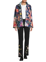 Joan Zip-Front Sherpa Jacket