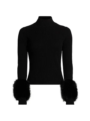 Magnus Rib-Knit Merino-Wool Turtleneck Sweater