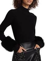 Magnus Rib-Knit Merino-Wool Turtleneck Sweater