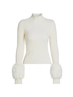 Magnus Rib-Knit Merino-Wool Turtleneck Sweater