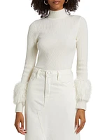 Magnus Rib-Knit Merino-Wool Turtleneck Sweater