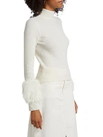 Magnus Rib-Knit Merino-Wool Turtleneck Sweater