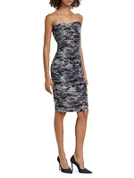Bonnie Floral Ruched Tube Dress