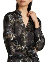 Thistle Draped Collar Blouse