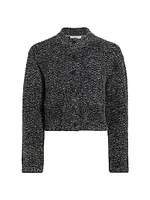 Herringbone Textured Cardi Jacket