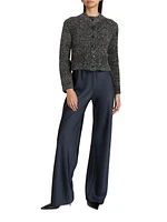 Herringbone Textured Cardi Jacket