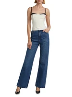 Wilder Stretch High-Rise Wide-Leg Jeans