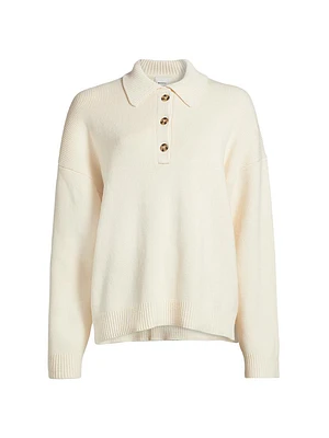 Brooklyn Cotton Polo Sweater