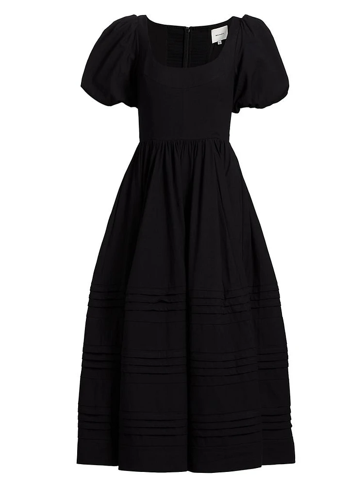 Everlyn Cotton Midi-Dress