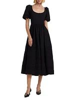 Everlyn Cotton Midi-Dress