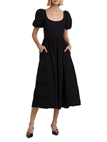 Everlyn Cotton Midi-Dress