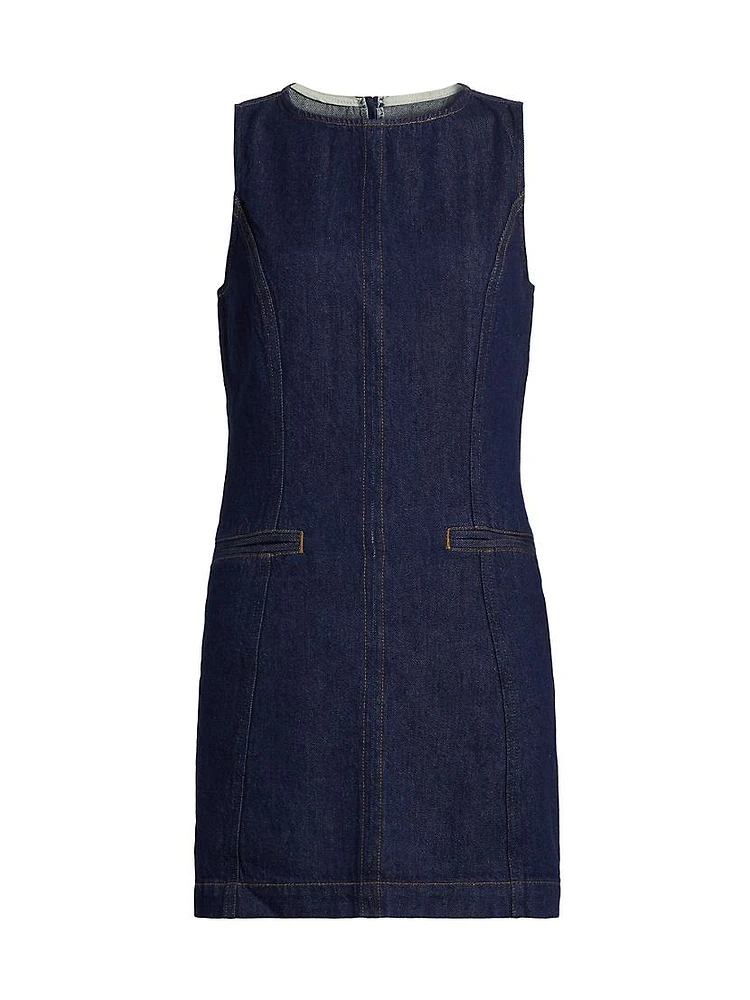 Citron Denim Minidress