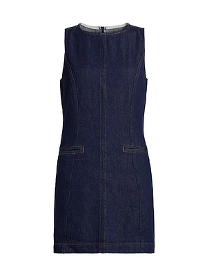 Citron Denim Minidress