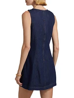 Citron Denim Minidress