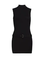 Jemma Belted Knit Minidress