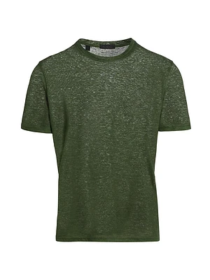 Solid Linen T-Shirt