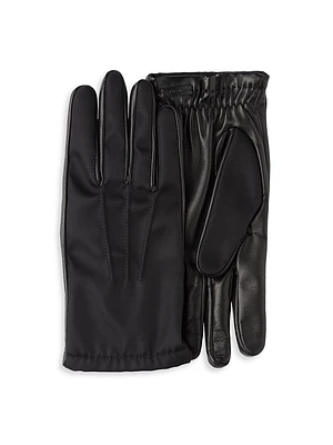 Re-Nylon and Nappa Leather Gloves