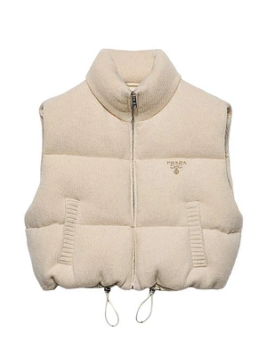 Wool and Cashmere Down Vest
