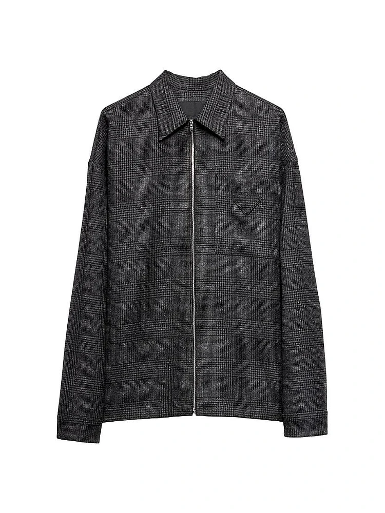 Wool Zipper Shirt