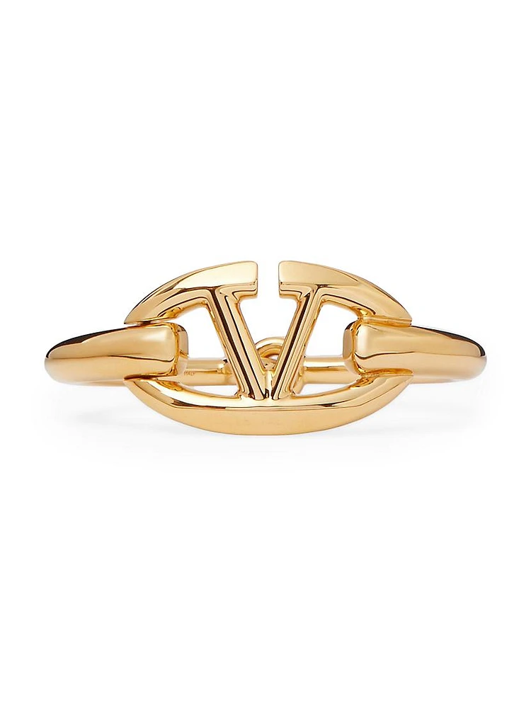 V-Logo Metal Signature Bangle