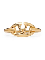 V-Logo Metal Signature Bangle