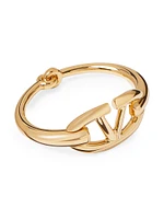 V-Logo Metal Signature Bangle