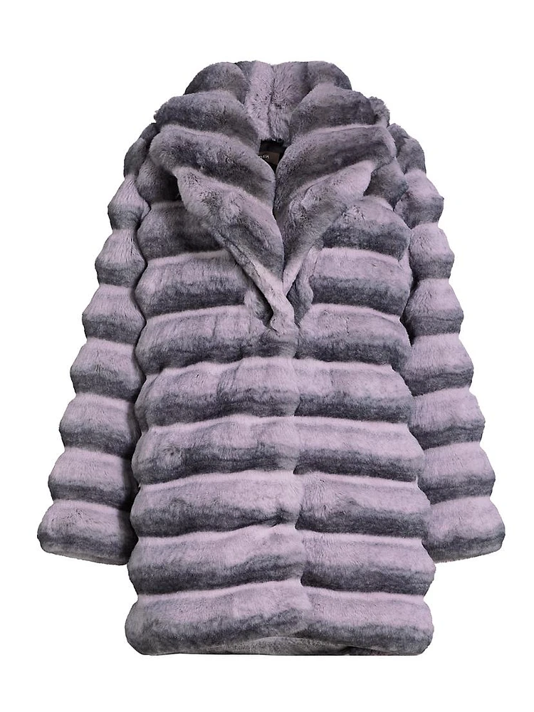 Faux-Chinchilla Coat