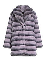 Faux-Chinchilla Coat