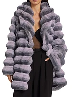 Faux-Chinchilla Coat