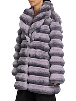 Faux-Chinchilla Coat