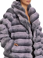 Faux-Chinchilla Coat