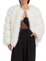 Faux-Fox-Fur Jacket