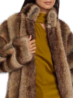 Faux-Fox-Fur Coat