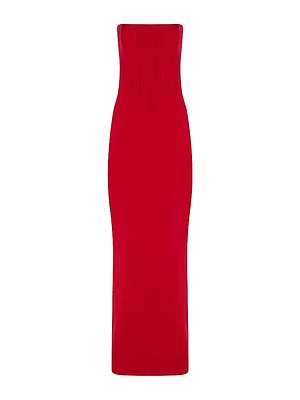 Ambra Satin Column Gown