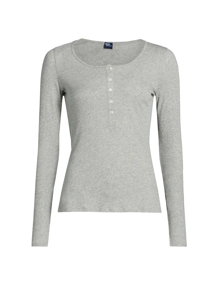 Long & Lean Henley Shirt