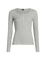 Long & Lean Henley Shirt