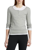Long & Lean Henley Shirt