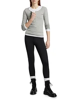 Long & Lean Henley Shirt