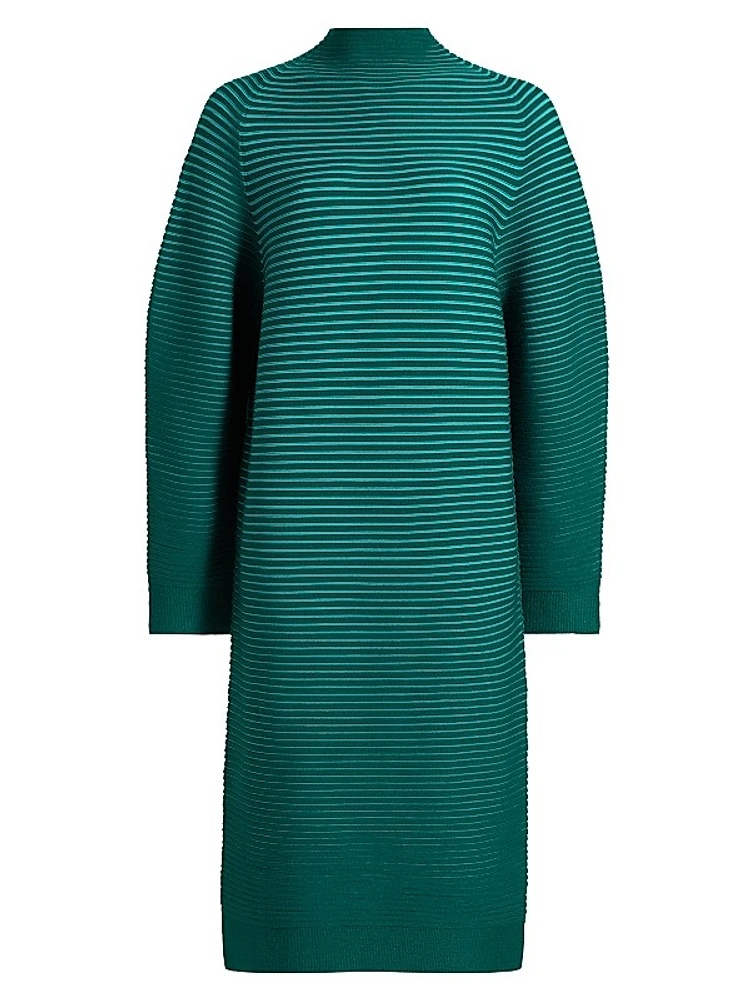 Circle Knit Midi-Dress